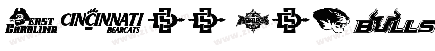 NCAA Bates College B字体转换